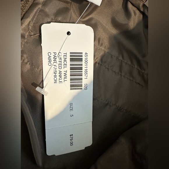 Chico's Ultimate Fit Tencel twill cuffed ankle women's pants, sz .5 S/6, NWT $79 - Picture 5 of 7